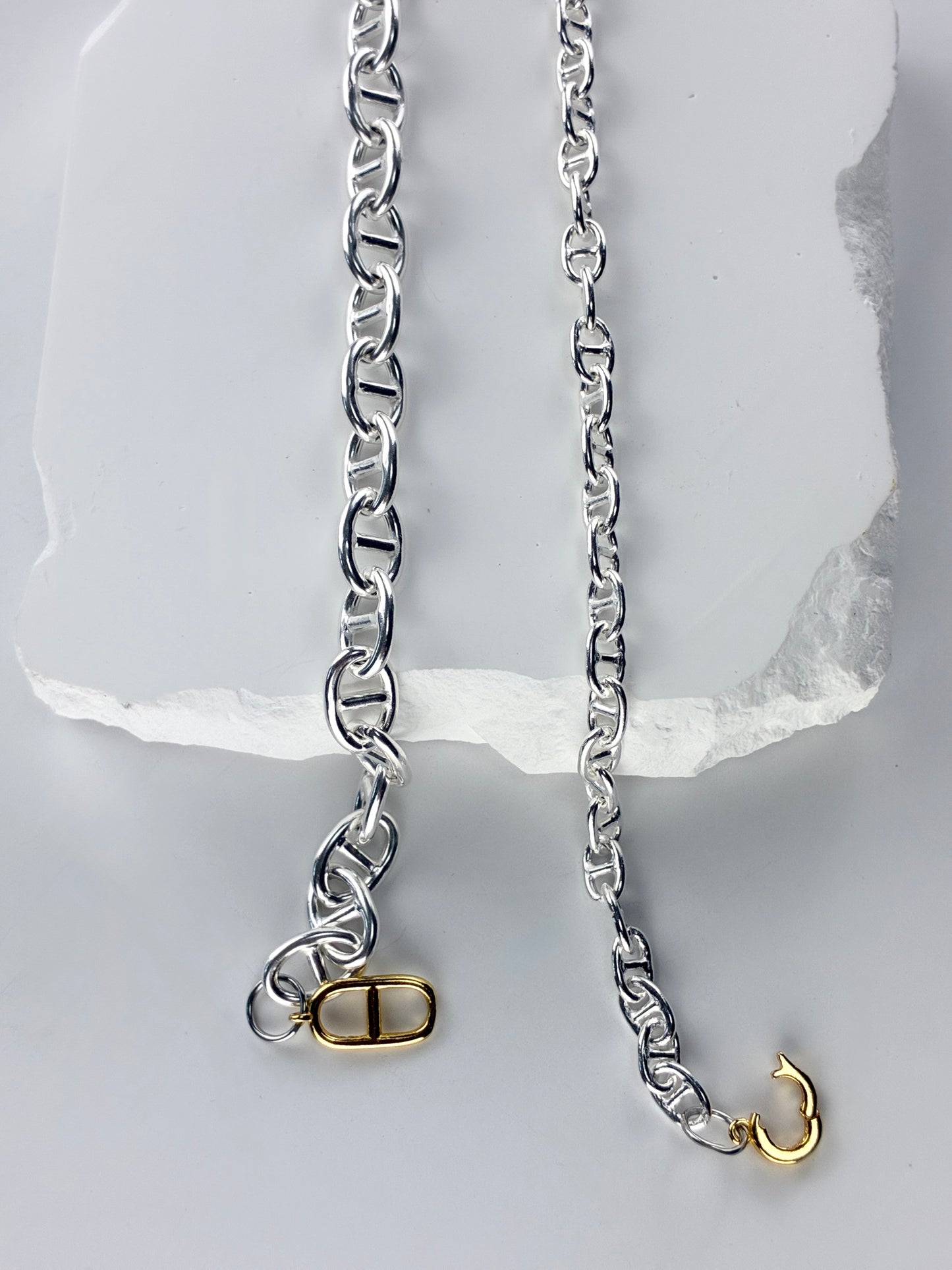 ANCHOR TWO-TONE ブレスレット　5mm