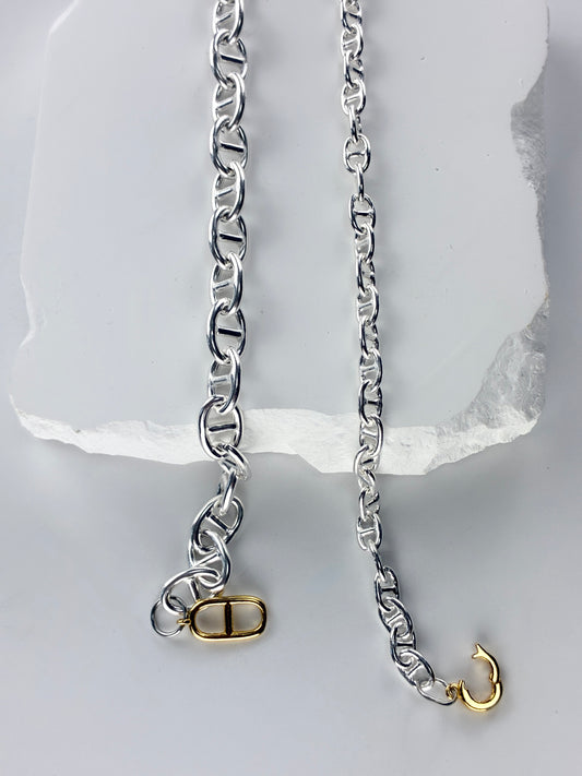 ANCHOR TWO-TONE ブレスレット　5mm