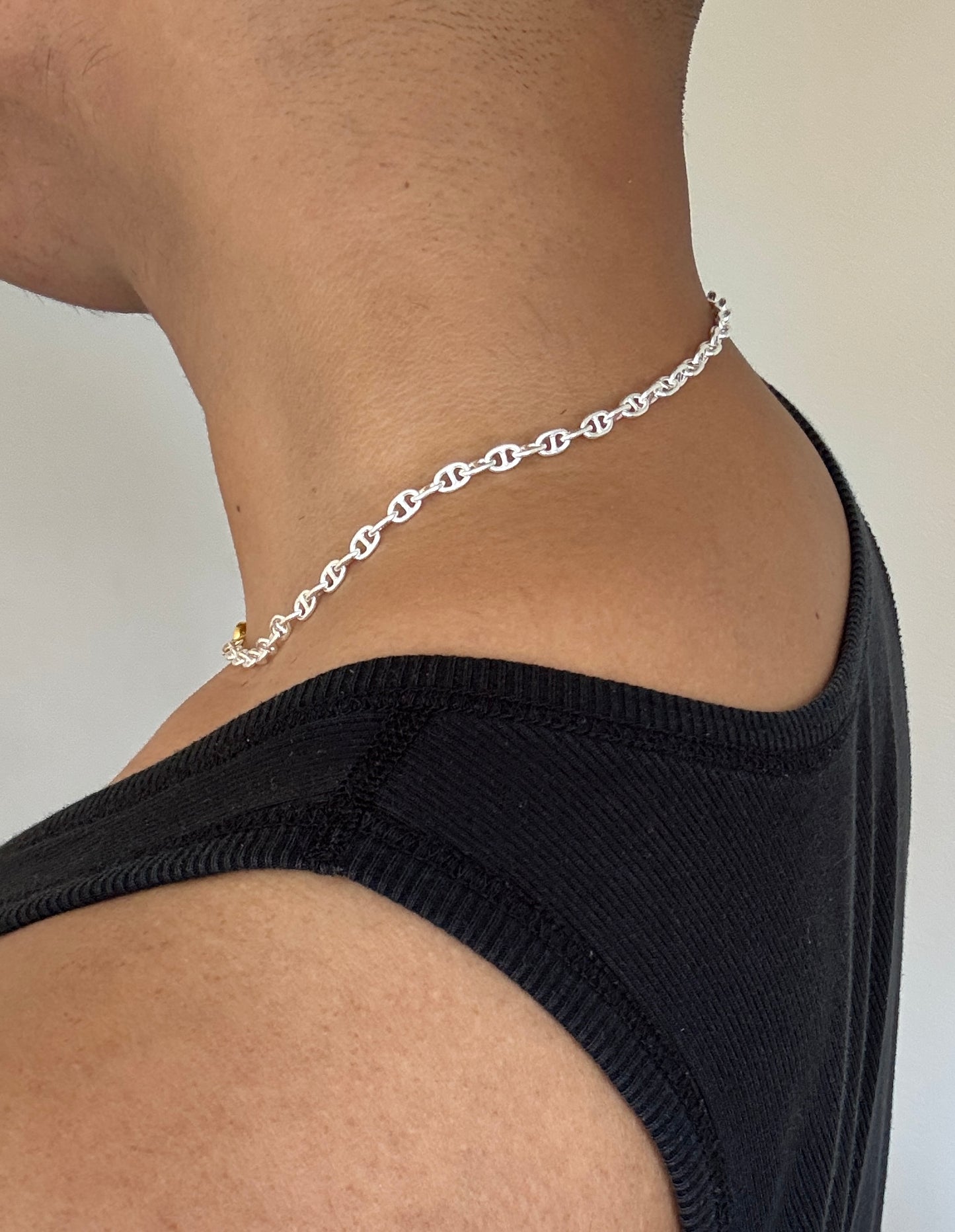ANCHOR TWO-TONE ネックレス　5mm