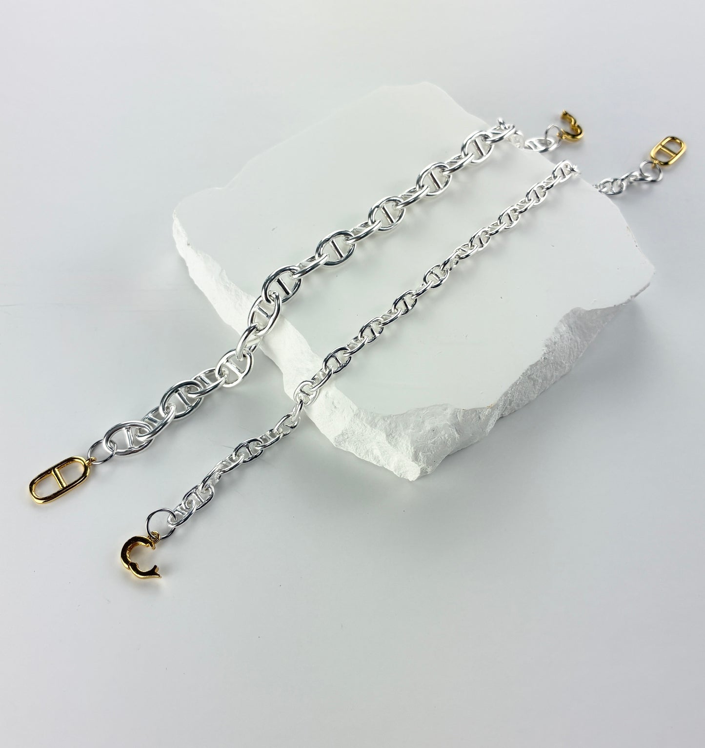 ANCHOR TWO-TONE ブレスレット　5mm